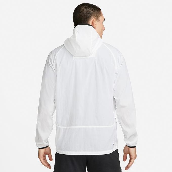Nike Dri-FIT Trail Aireez Lightweight Men's Running Jacket - White