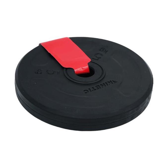 Kinetic Plat Besi Barbel 5 Kg - Hitam