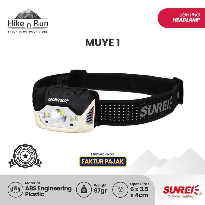 NEW LAMPU KEPALA SUNREI HEADLAMP MUYE 1 ORI