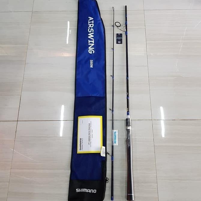 Joran Spinning Shimano Airswing S60M 180cm 8-16lbs Original