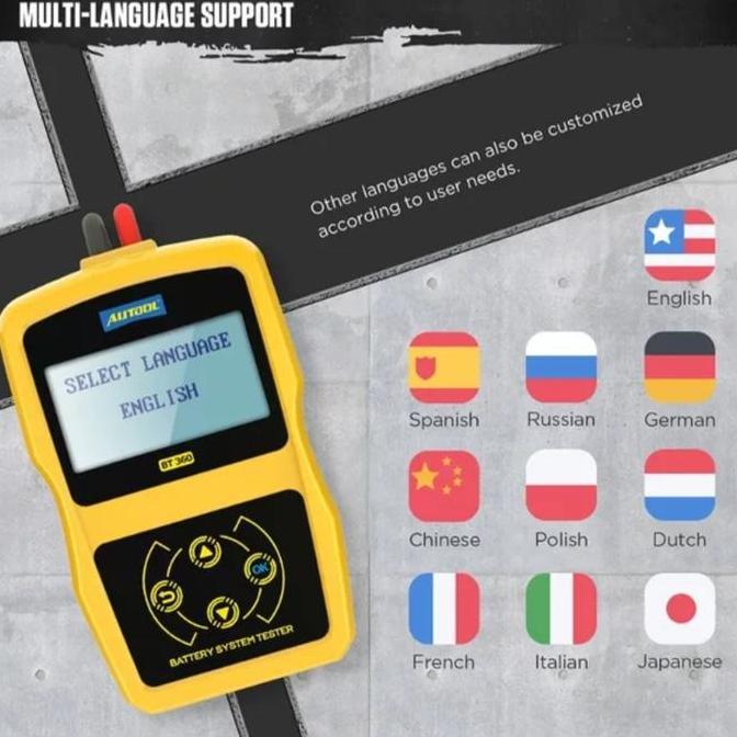 AUTOOL TESTER AKI BATERAI BT360 12V DIGITAL ANALYZER VOLTMETER