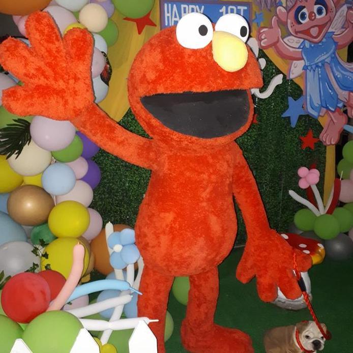 PO : Patung Styrofoam / Stereofoam Karakter Elmo Dekorasi Ultah Anak