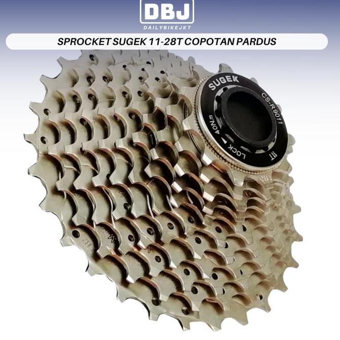 Cassette Sprocket SUGEK 11-28T 11 Speed - COPOTAN Sepeda Roadbike PARDUS