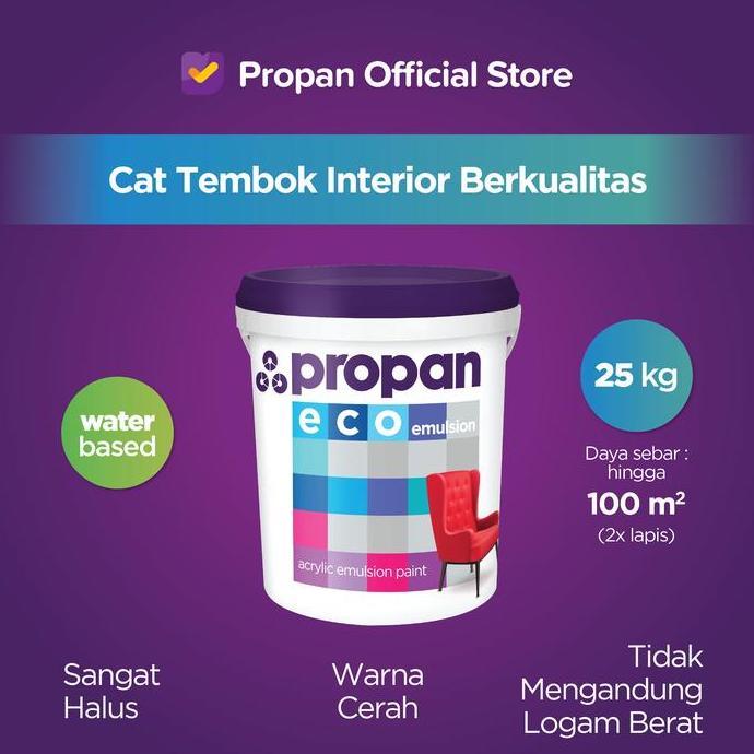 CAT TEMBOK PROPAN ECO EMULSION EE-4010 25KG INTERIOR
