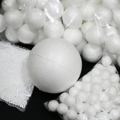 5CM BOLA GABUS STEREOFOAM STYROFOAM SEDANG