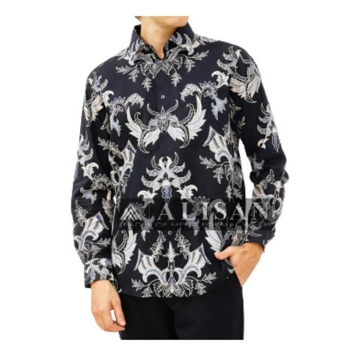 Kemeja Alisan Pria BATIK Lengan Panjang Original Slimfit - ALISAN