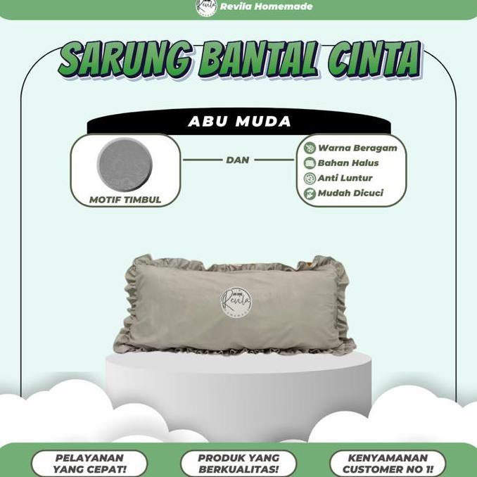 Sarung Bantal Cinta - Sarung Bantal Cinta Polos - Sarung Bantal Cinta Homemade - Bantal Cinta Embos 