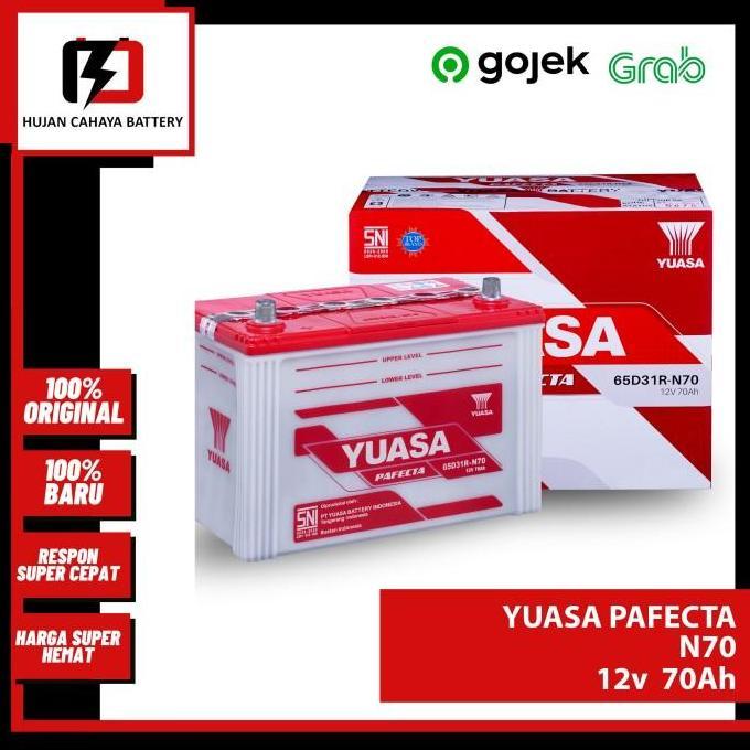 Aki Mobil YUASA PAFECTA N70 / N-70/ N70 - Aki MITSUBISHI L-300 DIESEL