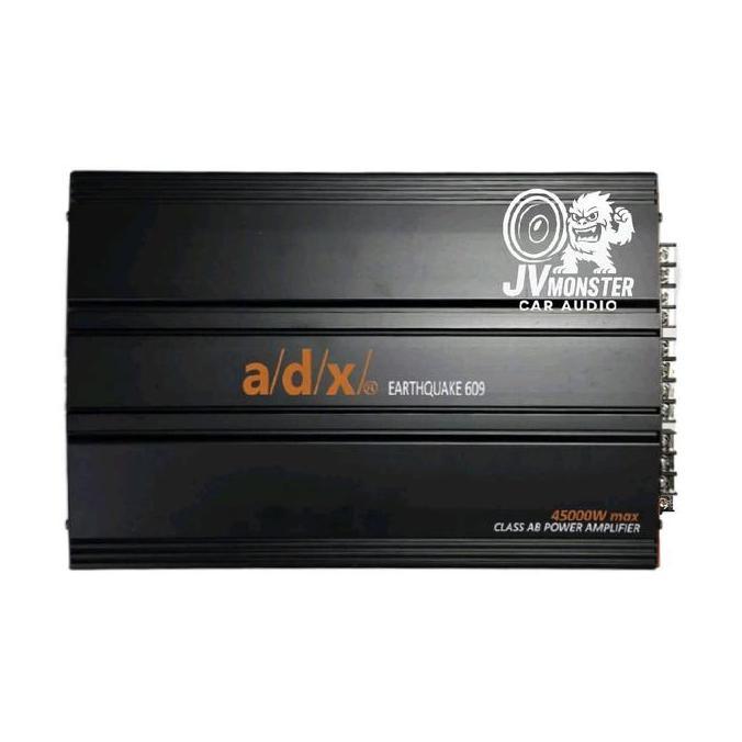 TERBARU - ADX Power Amplifier EARTHQUAKE 609 45000W 4 Channel Mosfet Bass Jedag-jedug & Treble Tajam