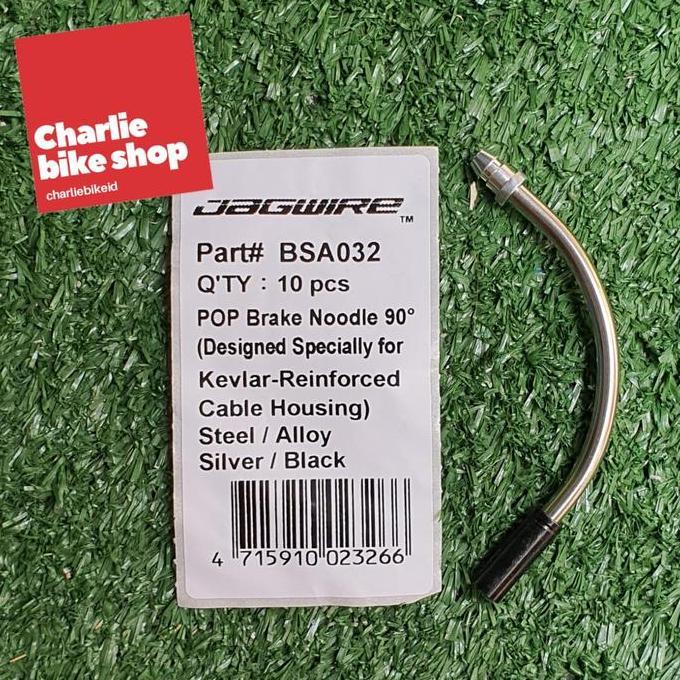 Pipa V-Brake JAGWIRE Noodles Cable Guide 90 derajat Alumunium BSA032