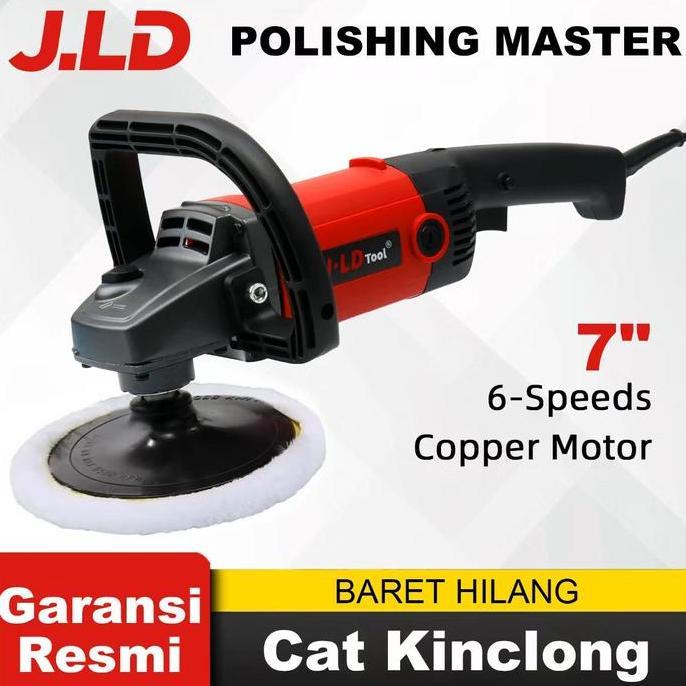 JLD 7" Angle Polisher  Mega Polish mobil Mantap  All-in-One  Rotary Buffer Master Copper Motor Mesin