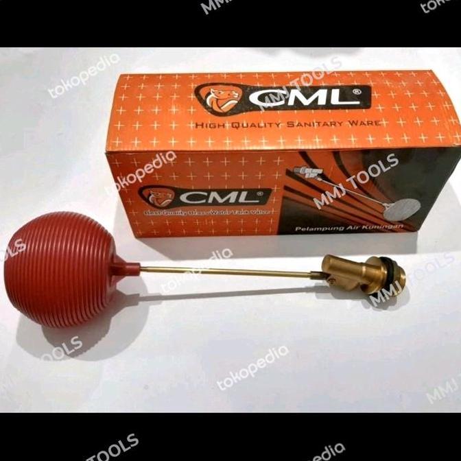 Ready Pelampung bola kuningan CAMEL 3/4" - CAMEL Pelampung Air Kuningan