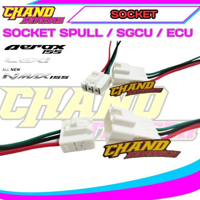 Soket Socket Spull SGCU ECU ECCU Spull Aerox Nmax Lexi Freego New Nmax All New Nmax Soket Spull Yama