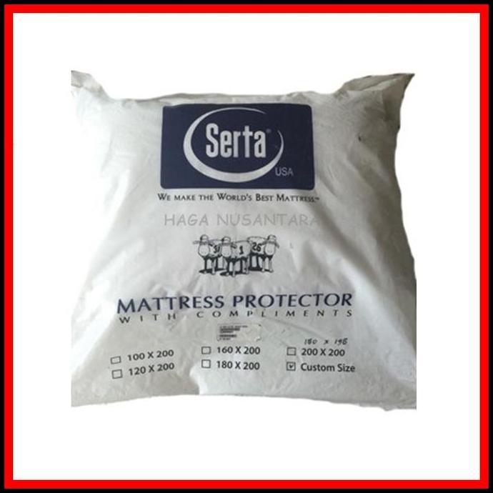 SERTA Mattress Protector 160 |Mattress Matras Cover SERTA 160x200 murah
