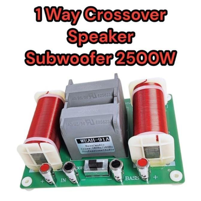 Crossover 1 way Speaker SubWoofer  2500 watt Cocok Speaker 18 inch Original
