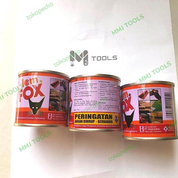 Ready Lem FOX kuning 100gram - Lem kuning FOX - Lem serbaguna FOX