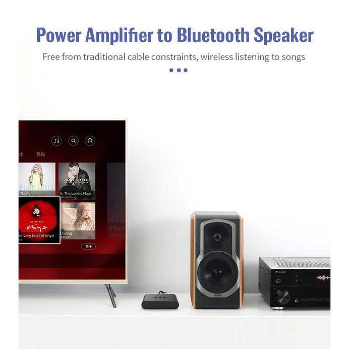Bluetooth 5.2 Receiver Audio Adapter Blutut NFC AUX 3.5mm Mobil Speaker Headphone Original Multifung