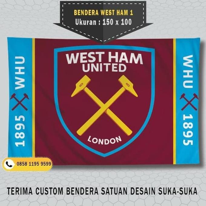 Custom Bendera West Ham United