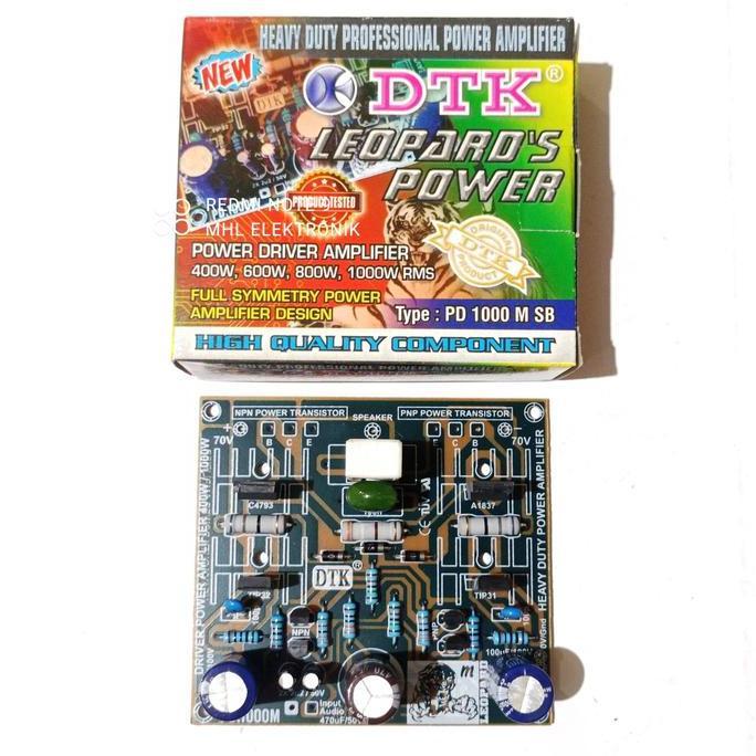 Produk Asli New Dtk Leopard'S Power Amplifier 400-1000 Watt Mono 2 Tingkat Pd 1000