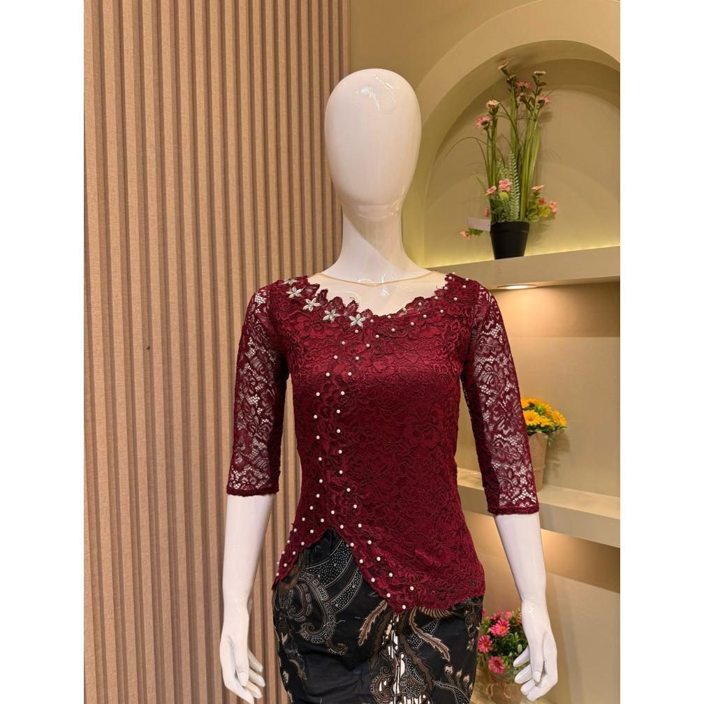Berkualitas Kebaya Payet Mutiara Fatmawati 3/4-7/8 (Kebaya Saja)
