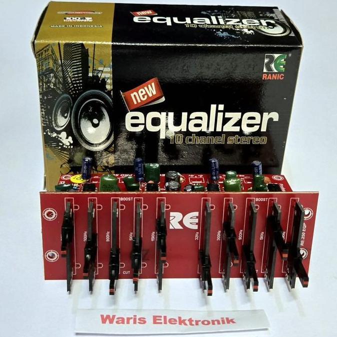 Promo Equaliser 10 Channel Stereo Equalizer Ranic 10 Ch