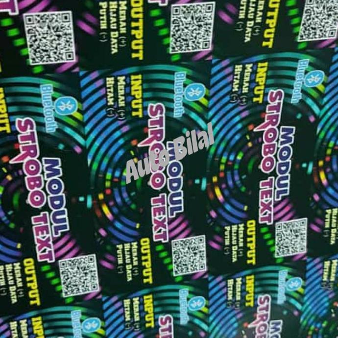 BURUAN,. MODUL STROBO TEXT SIAP PASANG