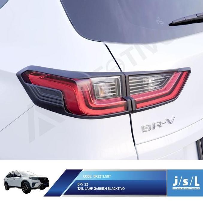 Garnis Lampu Belakang Hitam All New BRV Tail Lamp Garnish Blacktivo
