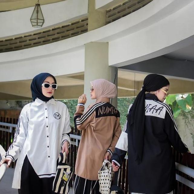 Serie Damara by Numiaa Fashion I Baju Wanita Muslim Setelan Celana Blazer dan Kemeja