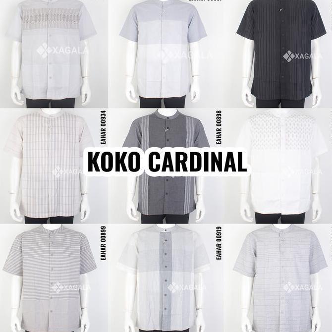 New CARDINAL KEMEJA KOKO PRIA KEMKO BAJU KOKO PRIA LENGAN PENDEK TP1