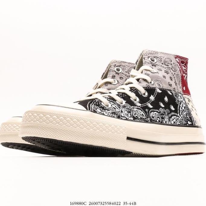 Offspring x Converse Chuck 70 High 'Paisley Patchwork' 169880C 100% Real Picture By Sneakers Kita
