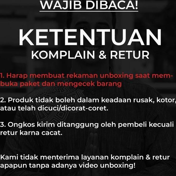 New Bastoh Kemeja Koko Bordir Delusi Putih Lengan Panjang