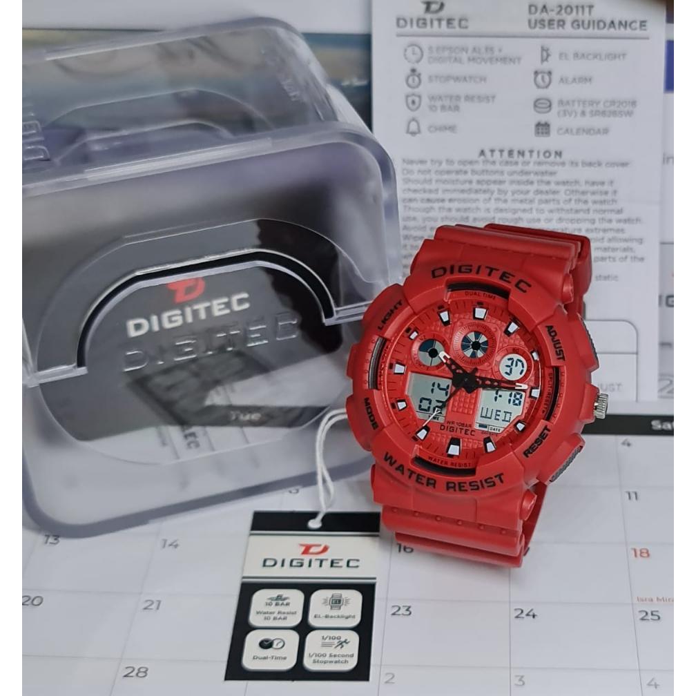Best Seller Jam Tangan Pria Ori Digitec Dg 2011 / Dg-2011T / Dg 2011T / Da 2011 Original Watch Digit
