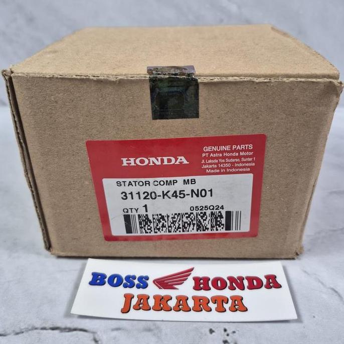 SPAREPART CBR 150 R K45A : 31120-K45-N01 SPUL CBR 150 R K45A / SPULL CBR 150 R K45A / STATOR COMP MB
