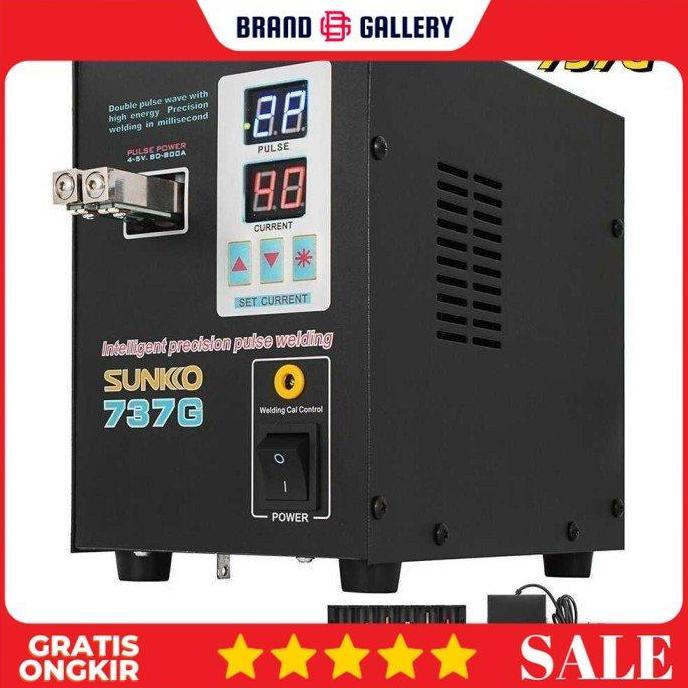LEONAB Alat Mesin Las Pulse Spot Welder Welding Machine - 737G