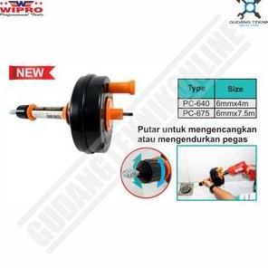 GERAMANK Pembersih Pipa Tersumbat WIPRO PC640 / Pipe Drain Cleaner 4m WIPRO PC-640
