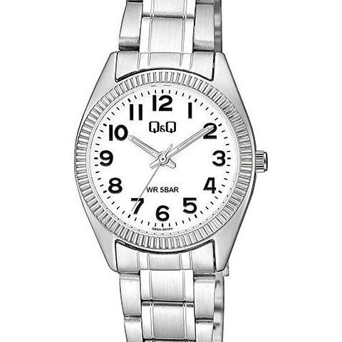 Jam Tangan Wanita Q&Q QnQ QQ Analog Rantai Silver QA65A Original
