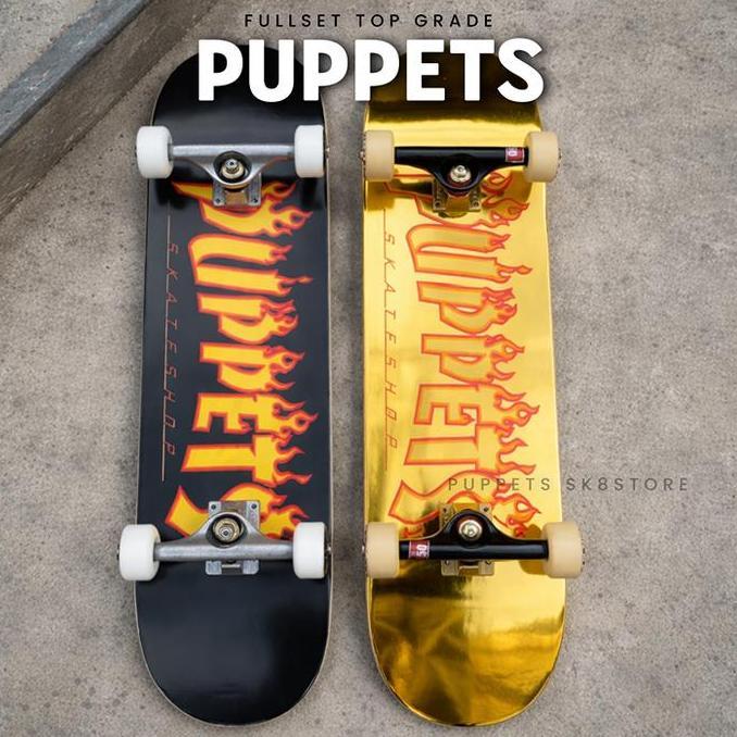 skateboard fullset Puppets twin tail lengkap thrasher