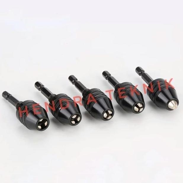 ZORRA8 KEPALA BOR MINI 4mm 6mm ADAPTOR CORDLESS SCREWDRIVER 4MM 6MM PENJEPIT MATA BOR ADAPTOR BOR MI