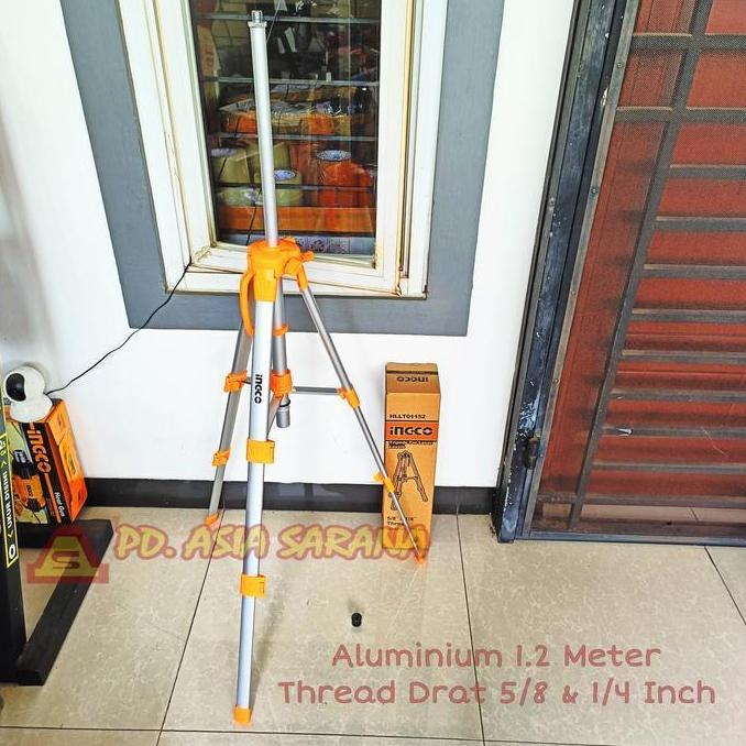 ZORRA8 Tripod Laser Level 1.2m INGCO HLLT01152 Waterpass Cross Line lvl Meter