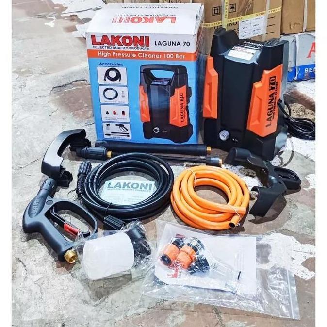 LEONAB Mesin Jet Cleaner LAKONI LAGUNA 70 Steam Cuci Motor Mobil / Mesin Cuci Motor Mobil Listrik Se