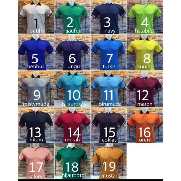 New CUSTOME POLO - REQUEST SABLON BAJU POLO - CUSTOME BAJU KERAH SABLON