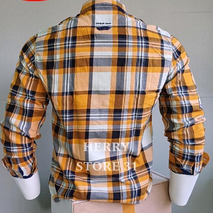 New (TERBARU) KEMEJA CARDINAL JEANS SLIMFIT PREMIUM QUALITY KUNING