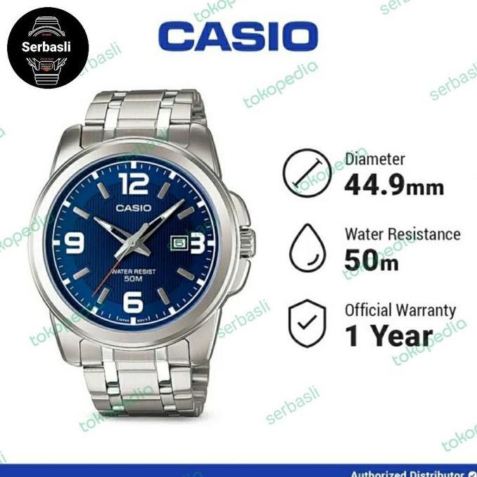 New Casio Pria MTP1314D / MTP-1314D Original & Bergaransi