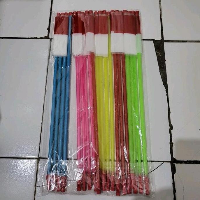 Ready plastik bendera stik isi 20btg Ready stok