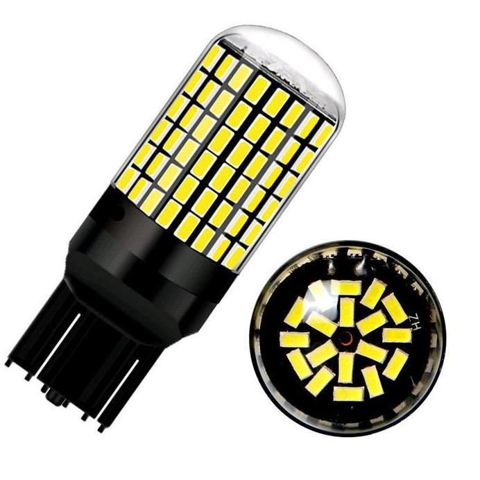 Lampu LED T20 7443 Lampu rem Mobil 144smd 3014