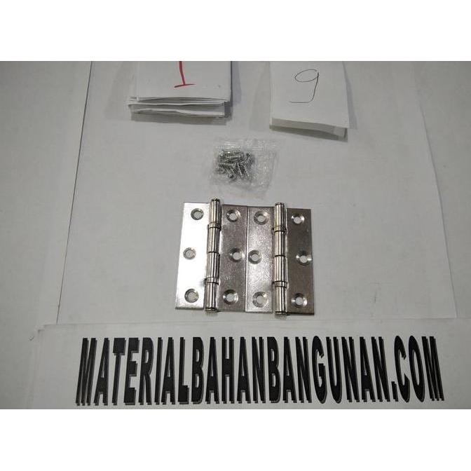 engsel pintu jendela 2.5 inch stainless hinge engsel kupu 62 mm