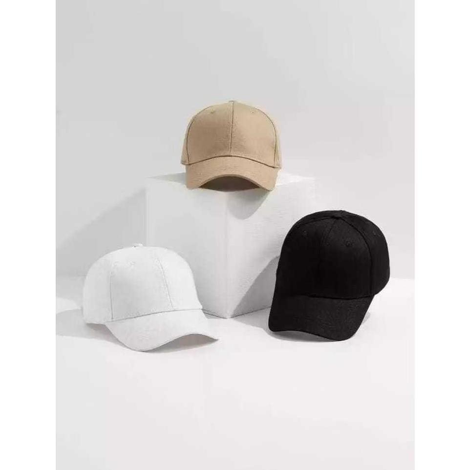 Original Amanah Topi Baseball Polos Premium Dewasa Laki-Laki/Wanita
