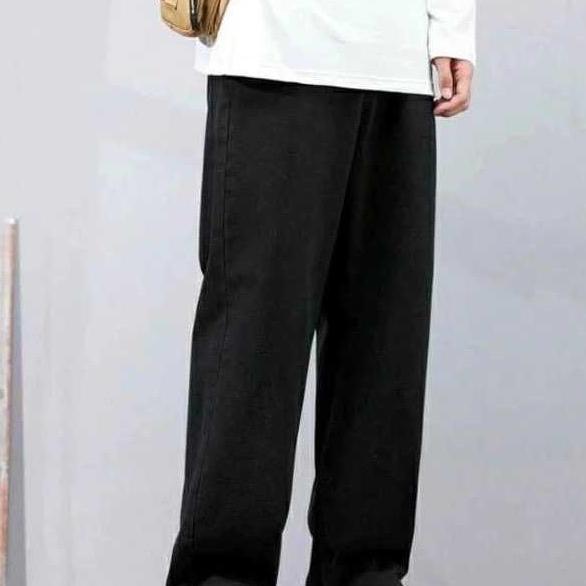 Celana jeans pria celana kulot pria Celana korean style pria straight pants celana gombrong pria jea