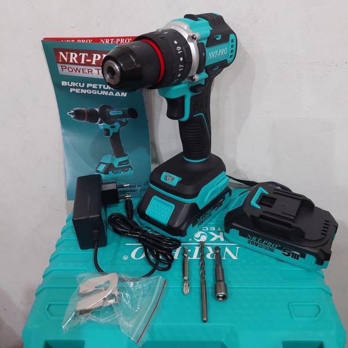 IYLBISC NRT Pro DC740 NEW mesin bor baterai cordless 20V BRUSHLESS bor beton besi  62N.m NRT-PRO 740