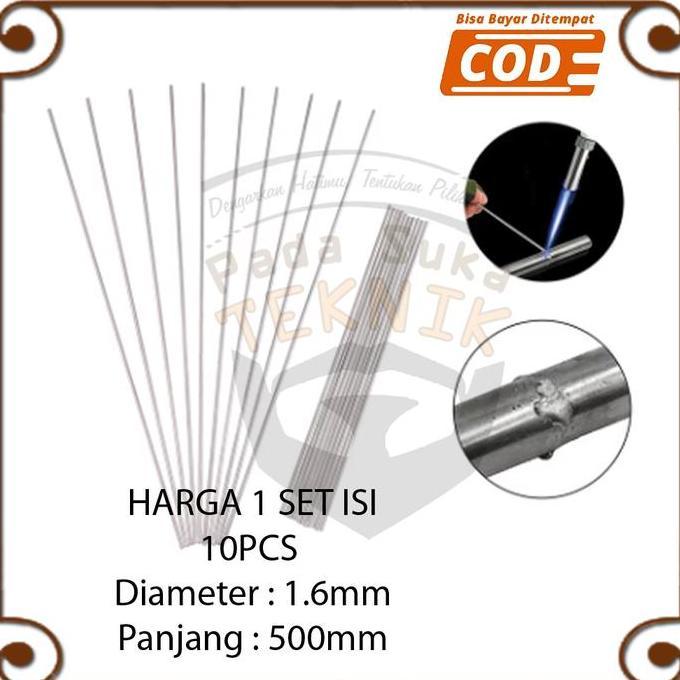AHROKA Kawat Las Besi Bakar Solder Stainless Stick Almunium Suhu Rendah